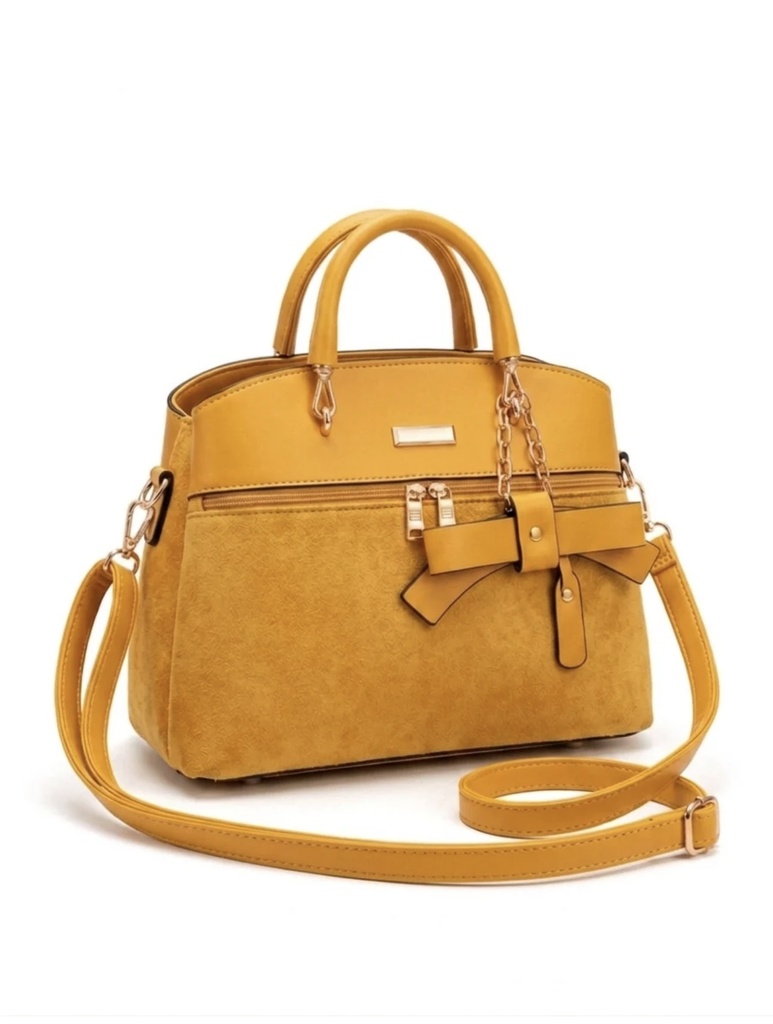 Arizona 3Partition Handbags (Mustard)